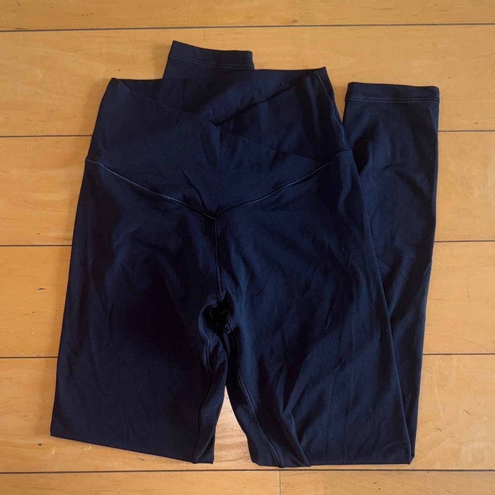 OFFLINE By Aerie Real Me High Waisted Crossover Legging 7/8 in black